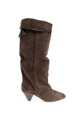 ISABEL MARANT Elita tassel-detail boots - Brown