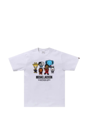 A BATHING APE® graphic-print T-shirt - White