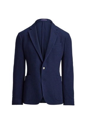 Ralph Lauren Purple Label Hadley herringbone jacket - Blue