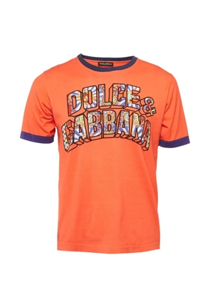 Dolce & Gabbana Pre-Owned Crociata T-shirt - Orange