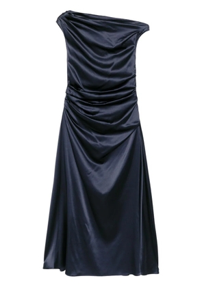 STAUD Phare silk dress - Blue