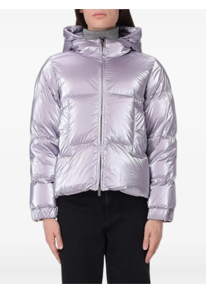 K-Way zip-fastening puffer jacket - Purple