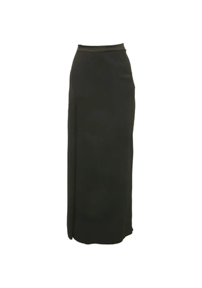 Kenzo Pre-Owned draped midi skirt - Black