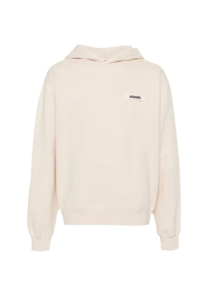 Jacquemus Le Hoodie Gros Grain top - Neutrals
