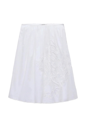 Dorothee Schumacher Embroidered Beauty skirt - White