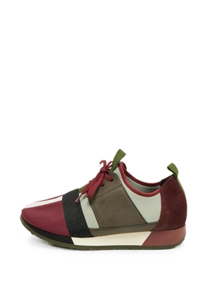 Carolina Herrera Vintage lace-up sneakers - Red