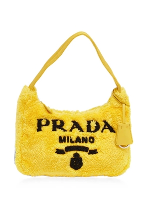 Prada Pre-Owned Re-Edition 2000 terrycloth shoulder bag - Yellow