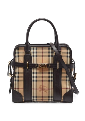 Burberry Pre-Owned Haymarket check Minford tote bag - Neutrals