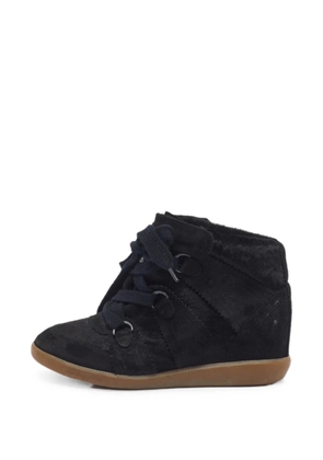 ISABEL MARANT Bobby wedge lace-up sneakers - Black