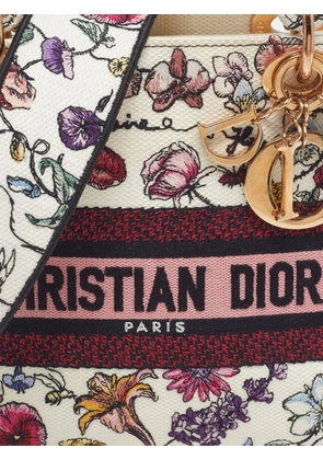 Christian Dior Pre-Owned 2023 Lady D-Lite floral-embroidered tote bag - Neutrals