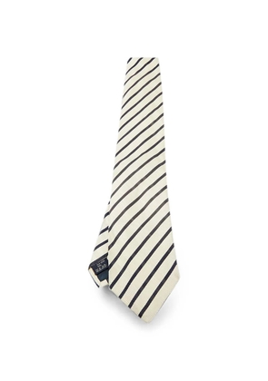 Burberry Pre-Owned diagonal-striped tie - Neutrals