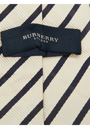 Burberry Pre-Owned diagonal-striped tie - Neutrals