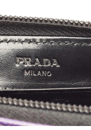Prada Pre-Owned triangle-logo wallet - Black