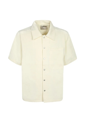 Carrer short-sleeve chest-pocket shirt - White