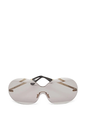 Marni Pre-Owned rimless round sunglasses - Grey
