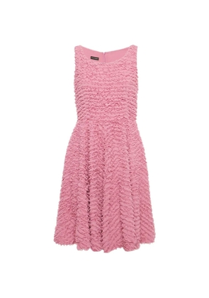 Emporio Armani Pre-Owned pleated chiffon dress - Pink
