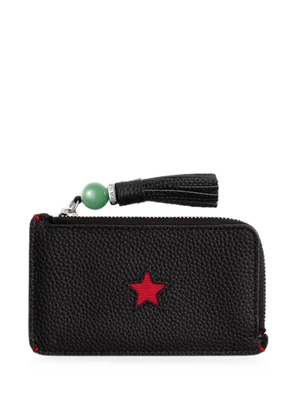 Shanghai Tang Tang star zip-fastening cardholder - Black
