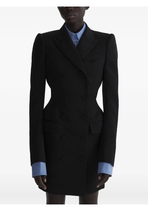 Mugler mini hourglass dress jacket - Black