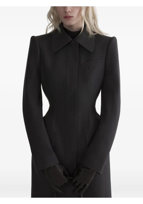 Mugler hourglass coat - Grey