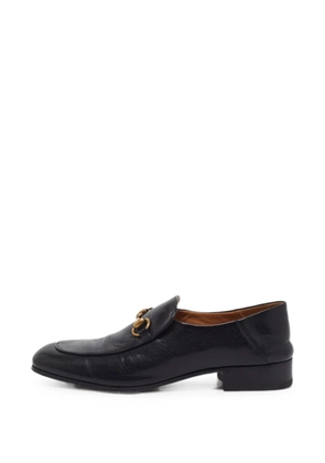 Gucci Pre-Owned Horsebit leather loafers - Black