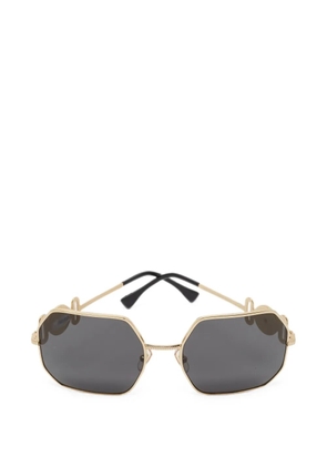 Versace Pre-Owned Icon Medusa square sunglasses - Gold