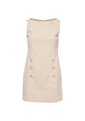 Elisabetta Franchi stretch crepe open-back dress - Orange