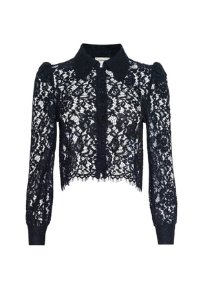 L'Agence Anita lace shirt - Black