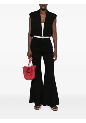 MOUTAKI flared trousers - Black