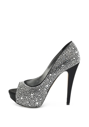 Gina crystal-embellished pumps - Silver