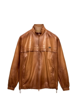 Prada Nappa leather jacket - Brown
