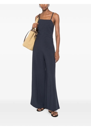 MOUTAKI cross-straps wide-leg jumpsuit - Blue