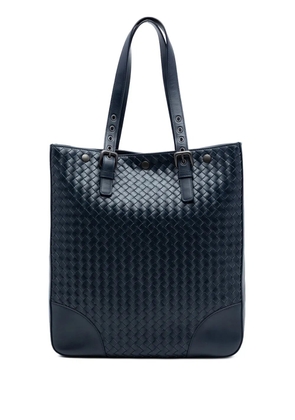 Bottega Veneta Pre-Owned 2012-2026 Nappa Intrecciato Belt Strap tote bag - Blue