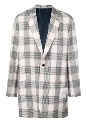 Julien David checked blazer - Black