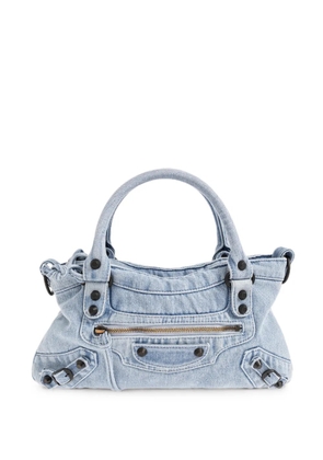 Balenciaga Le City First denim tote bag - Blue