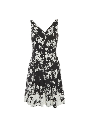Lauren Ralph Lauren floral-print sleeveless mini dress - Black