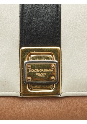 Dolce & Gabbana Pre-Owned twist-lock flap wallet - White