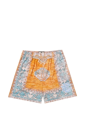 ERIC EMANUEL logo-print track shorts - Orange