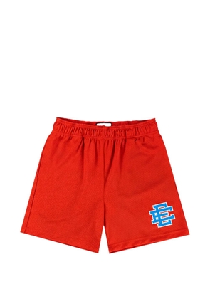 ERIC EMANUEL EE Basic logo-print shorts - Orange