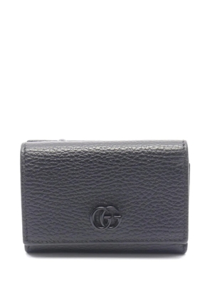 Gucci Pre-Owned 2010s medium GG Marmont wallet - Black