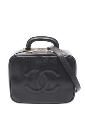 CHANEL Pre-Owned 1996-1997 Coco Mark vanity bag - Black