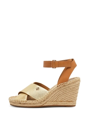 Tory Burch ankle-strap wedge sandals - Gold