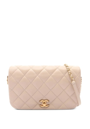 CHANEL Pre-Owned 2020-2021 Flap quilted shoulder bag - Neutrals
