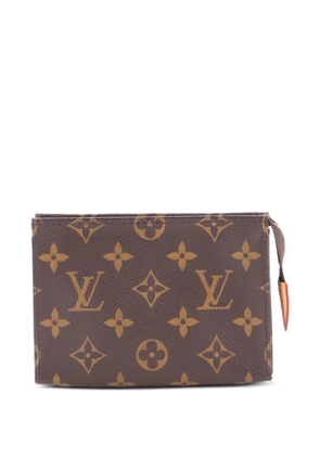 Louis Vuitton Pre-Owned Toiletry Monogram Canvas 15 pouch - Brown