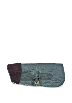 Barbour quilted corduroy-collar dog coat - Green