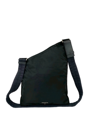 Prada Pre-Owned 2000-2013 Tessuto Asymmetrical Zip Top crossbody bag - Black