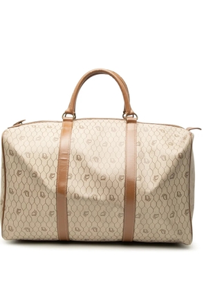 Christian Dior Pre-Owned 20th Century Honeycomb Coated Canvas travel bag - Neutrals