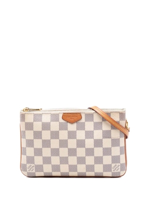 Louis Vuitton Pre-Owned 2019-2026 Damier Azur Double Zip Pochette crossbody bag - White
