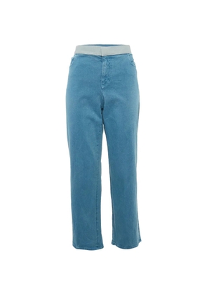 CHANEL Pre-Owned pocket wide-leg jeans - Blue