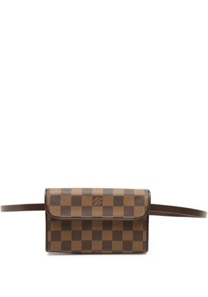 Louis Vuitton Pre-Owned 2005 Damier Ebene Florentine Pochette belt bag - Brown