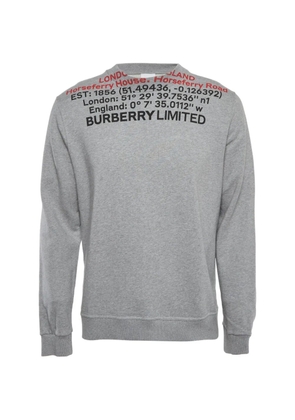 Burberry Pre-Owned Horseferry House graphic French Terry sweatshirt - Grey